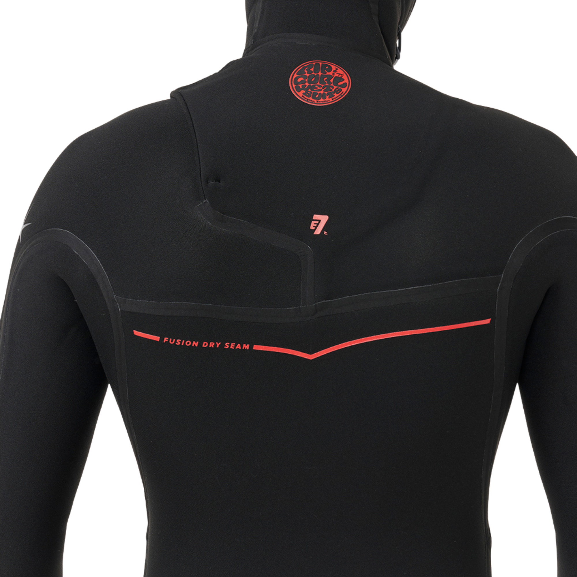 2026 Rip Curl M&auml;nner F-Bomb Fusion 4/3mm Brustrei&szlig;verschluss Mit Kapuze Neoprenanzug 174MFS - Black